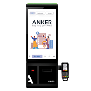 Anker Self-Checkout S238-Ii, Scanner (2D), Bt, Ethernet, Wi-Fi, Android, Black - Adssco