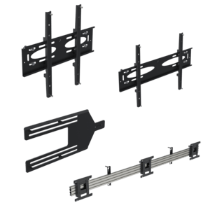 Ergonomic Solutions  Fixed Wall Bracket For Screens From 32" To 65" (Vesa 200 To Vesa 400) - Ergospds544Fp