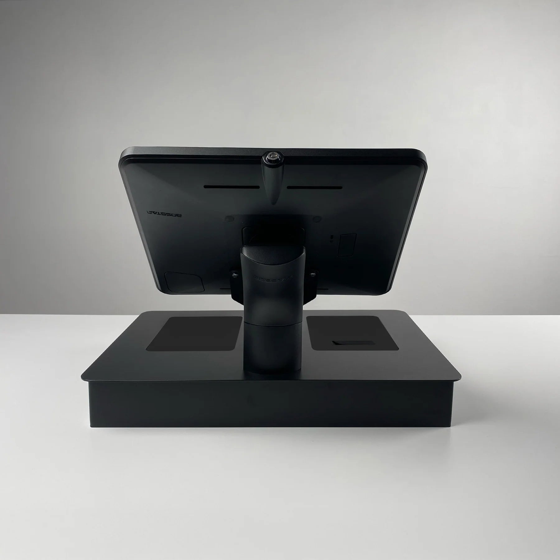 Mews Kiosk enclosures (Custom Base + Tablet Stand)