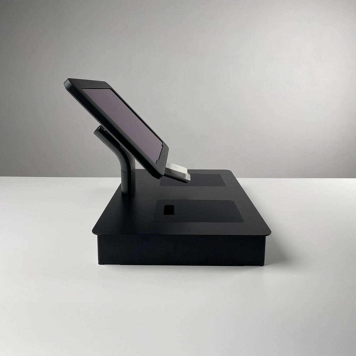Mews Kiosk enclosures (Custom Base + Tablet Stand)