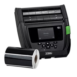 Tsc Thermaflex Labels, Label Roll, Thermal Transfer Ribbon, Tsc, Synthetic, Resin, W 102Mm, H 63.5Mm, Rolls/Box 50 Rolls/Box - Tt5043