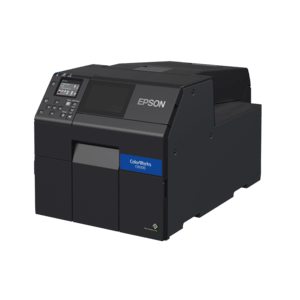 Epson Colorworks C6000 Series Colour Label Printer, 112 Mm Media, 85 Mm/S, Cutter, Ethernet, Usb, Black - Epsc6000-2Bk