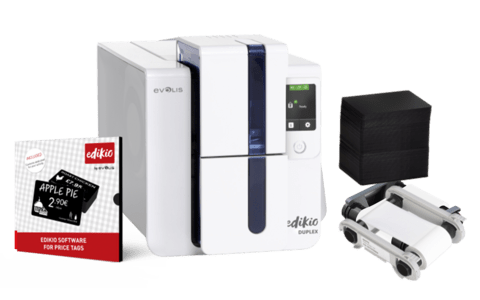 Evolis Edikio Duplex, Dual Sided, 12 Dots/Mm (300 Dpi), Usb, Ethernet, Kit (Usb) - Evoedid