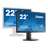 Iiyam Prolite Xu2293Hsu-B7, 54.6Cm (21.5''), Full Hd, Usb, Kit (Usb), Black - Iiyxu2293-2