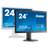 Iiyama Prolite Xu2493Hs-B6 , Full Hd, Kit, Black - Iiy2493B6-3