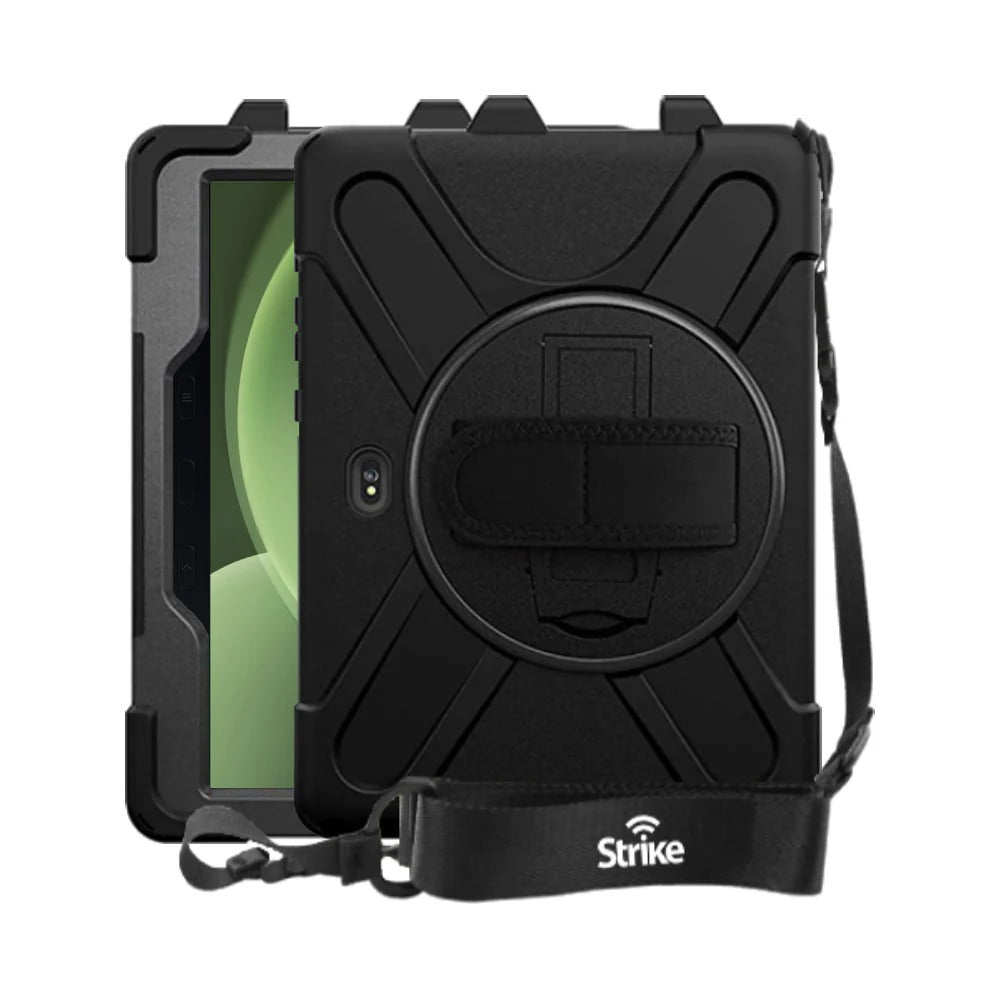 Strike Rugged Case with Hand Strap and Lanyard for Samsung Galaxy Tab Active5 Pro/4 Pro/ Pro