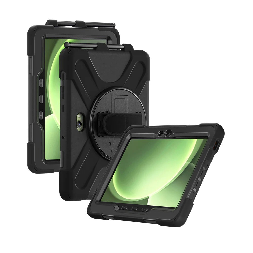 Strike Rugged Case with Hand Strap and Lanyard for Samsung Galaxy Tab Active5 Pro/4 Pro/ Pro